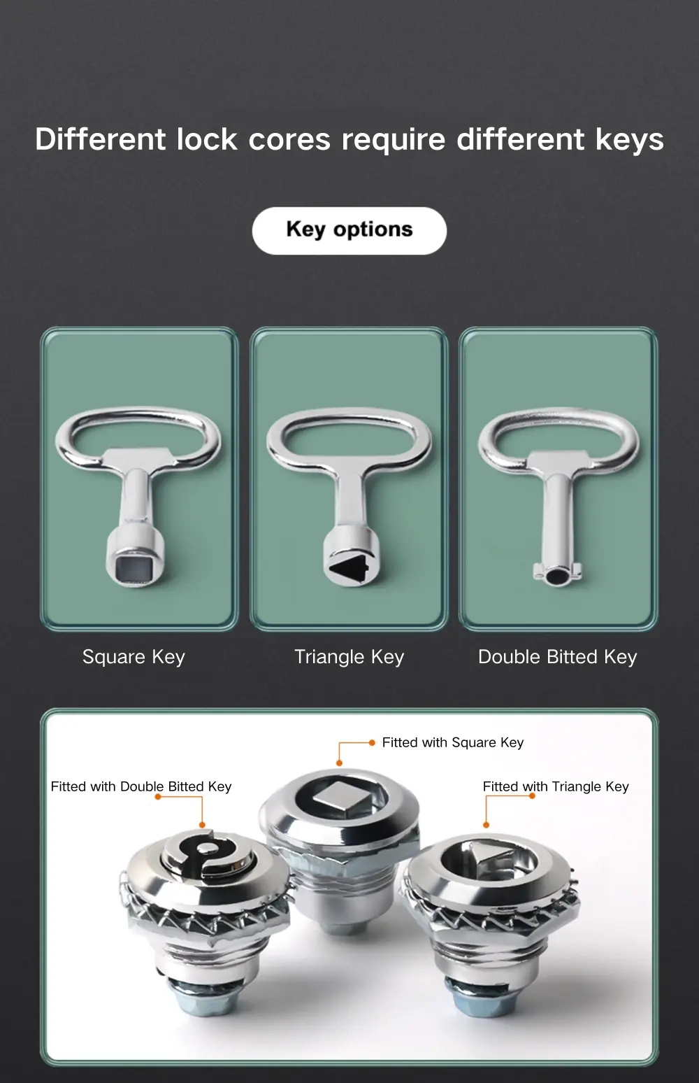 Stainless Steel Triangle Key